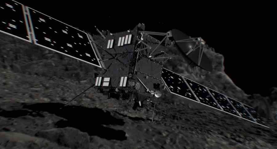 Rosetta probe on collision course with comet 67PCzuriumov-Gierasimienko